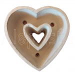 Macetero de Cemento Corazón 012